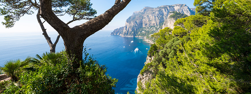 Bttur frn Amalfi till n Capri p resa till Italien.